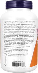 NOW Supplements, Glucosamine Sulfate 750 mg, with UL Dietary Supplement Certification, 240 Veg Capsules