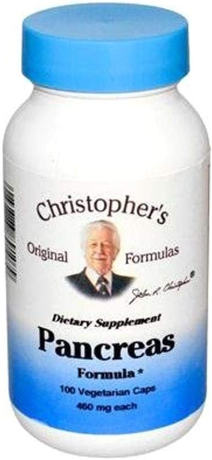 Dr Christopher's Formula Original Formulas Pancreas Formula, 100 Count