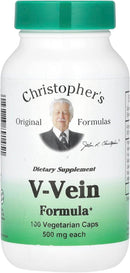 Dr. Christophers Original Formulas V-Vein Formula 500 Mg 100 Veggie Caps