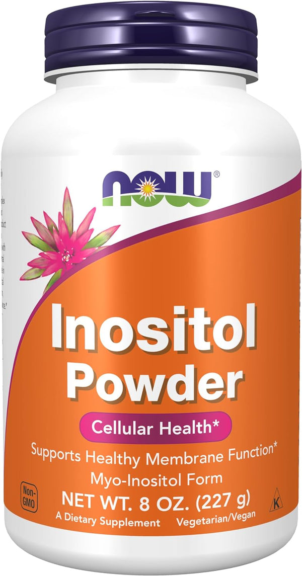 NOW Supplements, Inositol Powder, Neurotransmitter Signaling*, Cellular Health*, 8-Ounce