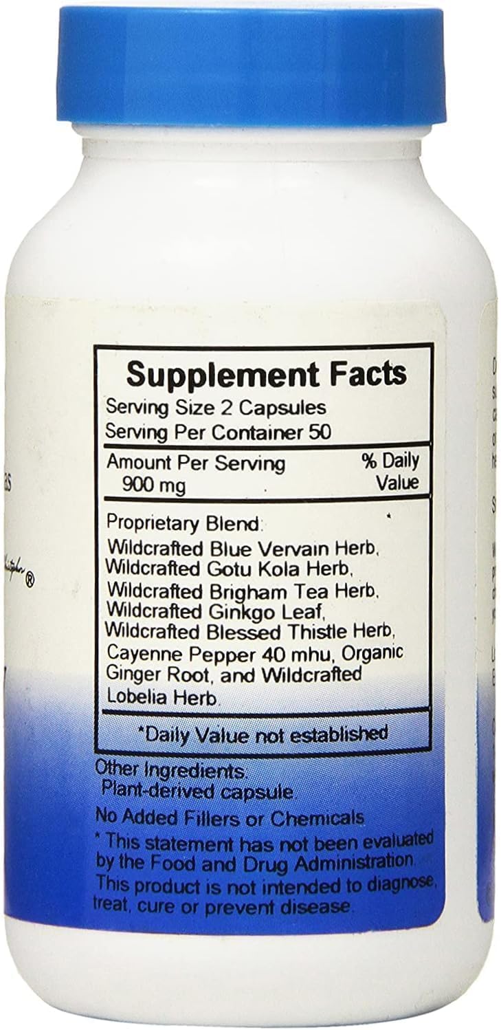 Dr. Christopher's Memory Plus Herbal Blend - Brain Supplements for Memory and Focus - Memory Supplement for Brain - Supports Cognitive Function, Energy, Alertness, and Concentration