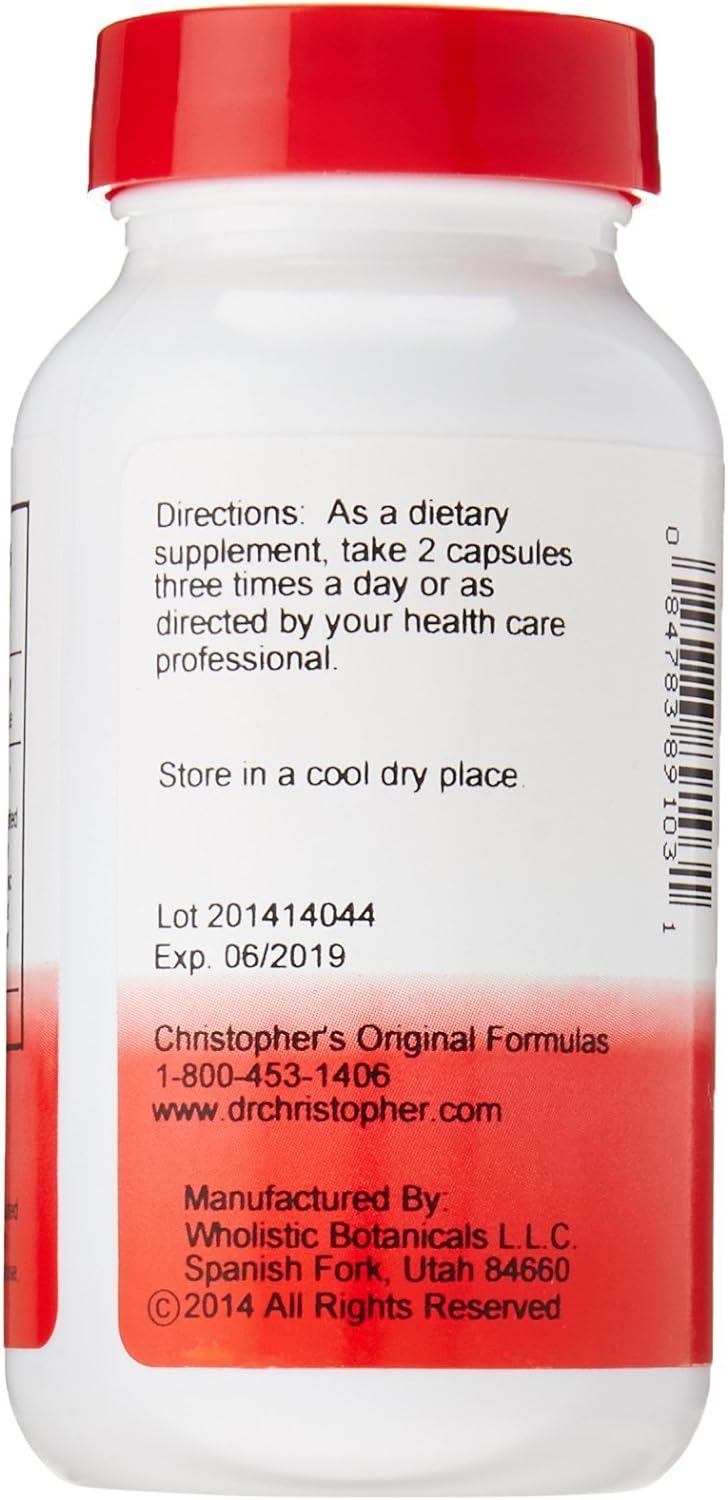 Dr. Christopher's Original Formulas Liver and Gall Bladder Formula Capsules, 100 Count