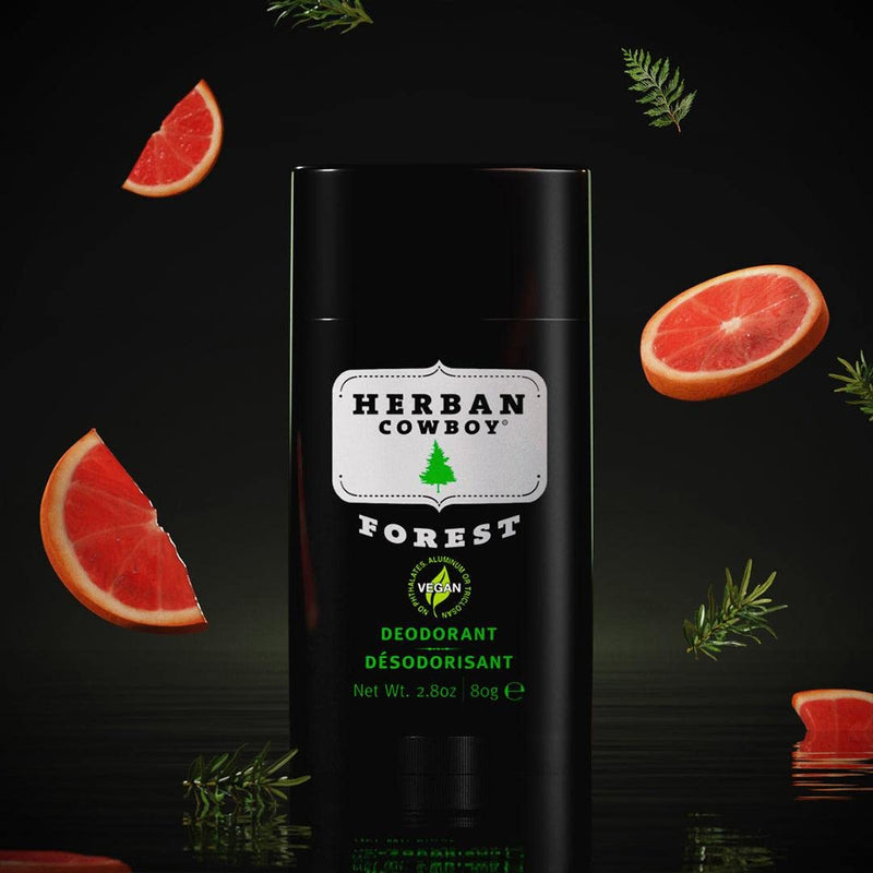 Herban Cowboy Deodorant, Forest, 2.8 Ounce