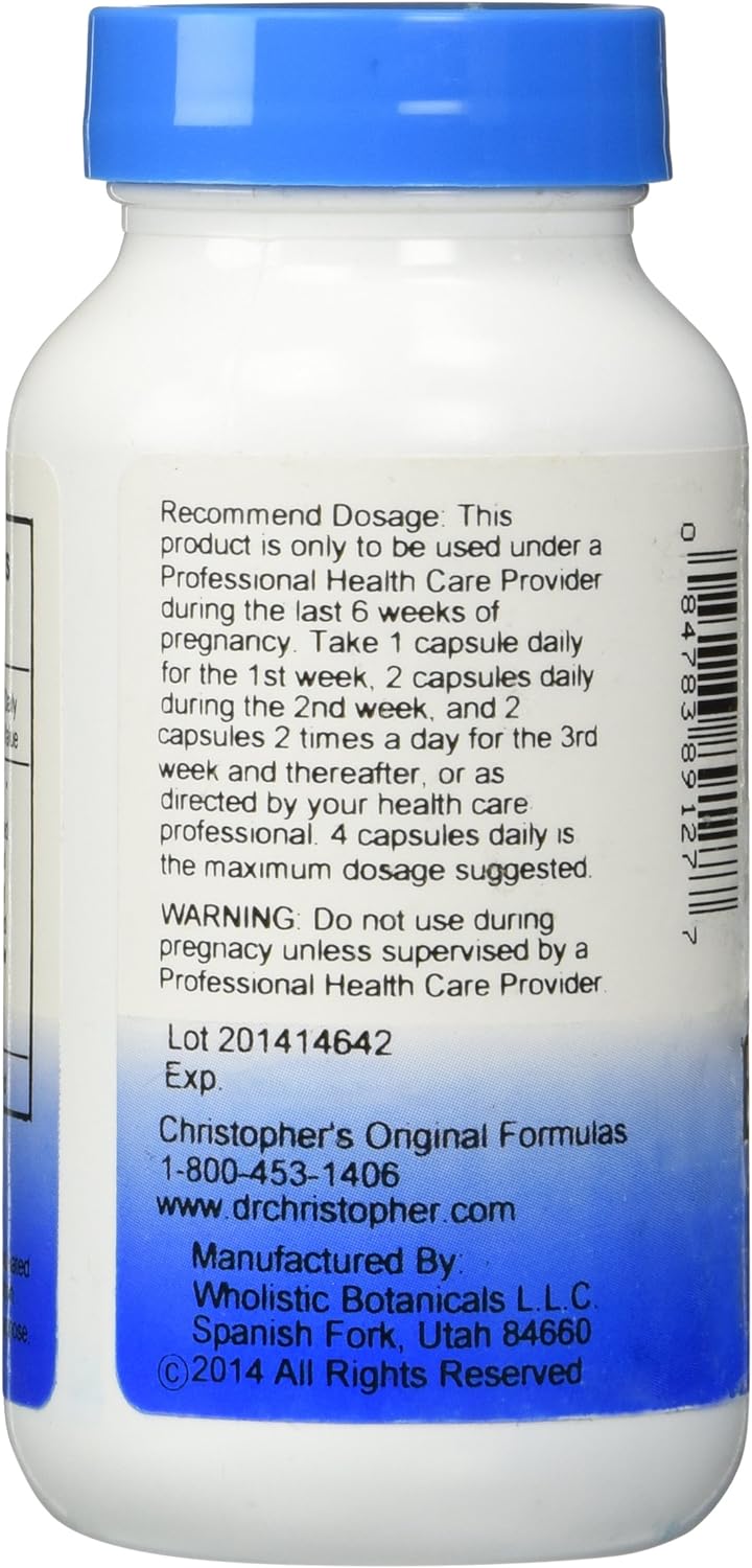 Dr. Christopher's Birth Prep - 100 vegetarian capsules