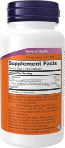 NOW Supplements, Sleep Regimen 3-In-1, With Melatonin, 5-HTP and L-Theanine, Restful Sleep Blend*, 90 Veg Capsules