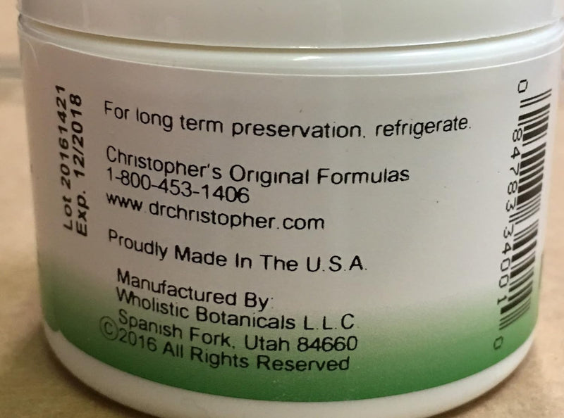 Christopher's Formulas Beauty Facial Cream, 2 Ounce