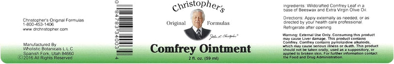 Dr. Christopher's Comfrey Ointment, 2 Ounce