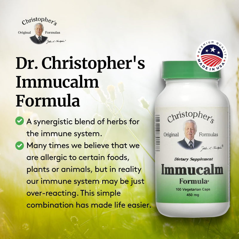 Dr. Christopher's Immucalm - Immune Support Supplement - Immune Boosters for Adults