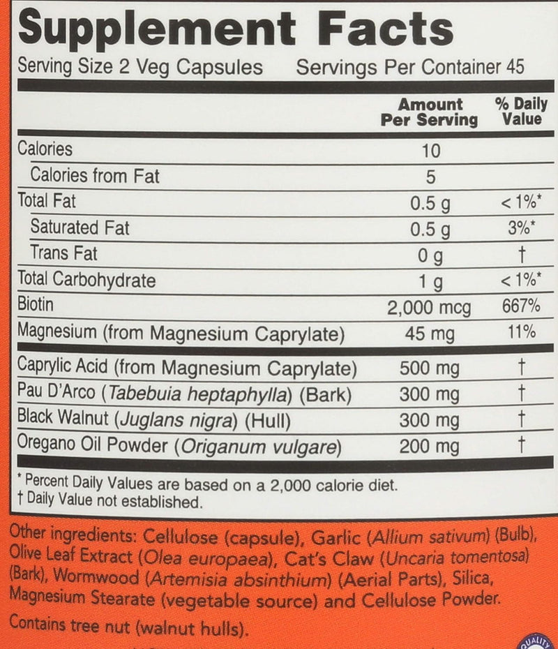 NOW Candida Support, 90 Count
