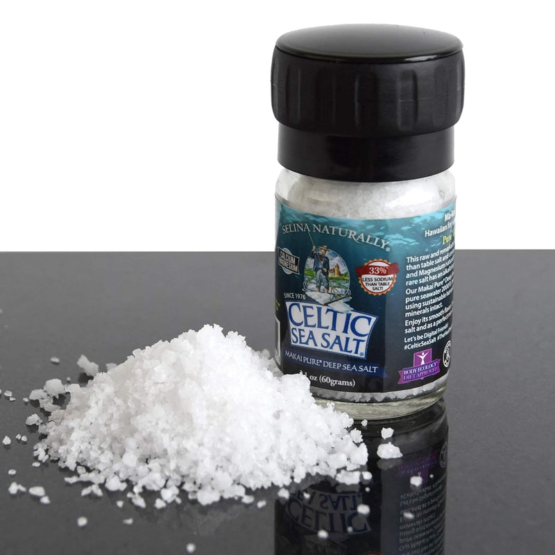 Celtic Sea Salt Makai Pure Deep Sea Salt Mini Grinder, 3.1 Ounce