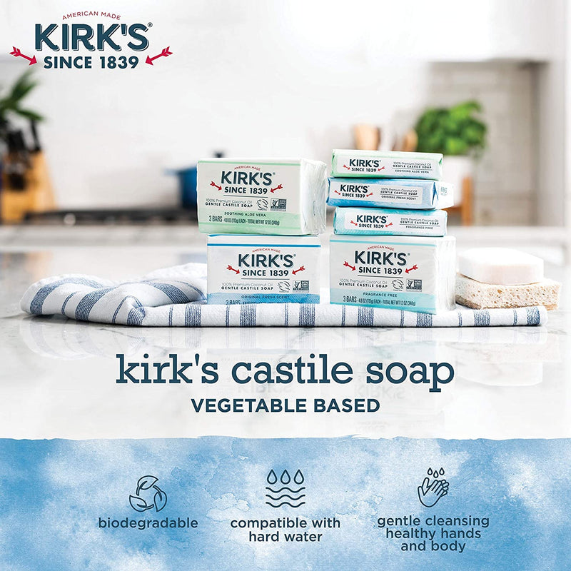 Kirk's Orginal Coco Castile Bar Soap