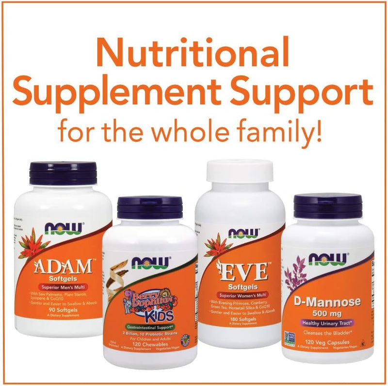 NOW Supplements, Eve™ Women's Multivitamin with Evening Primrose, Cranberry, Green Tea, Horsetail Silica & CoQ10, 180 Softgels