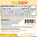 Xylichew 100% Xylitol Chewing Gum - Non GMO, Non Aspartame, Gluten Free, and Sugar Free Gum - Natural Oral Care, Relieves Bad Breath and Dry Mouth - Fruit, 60 Count