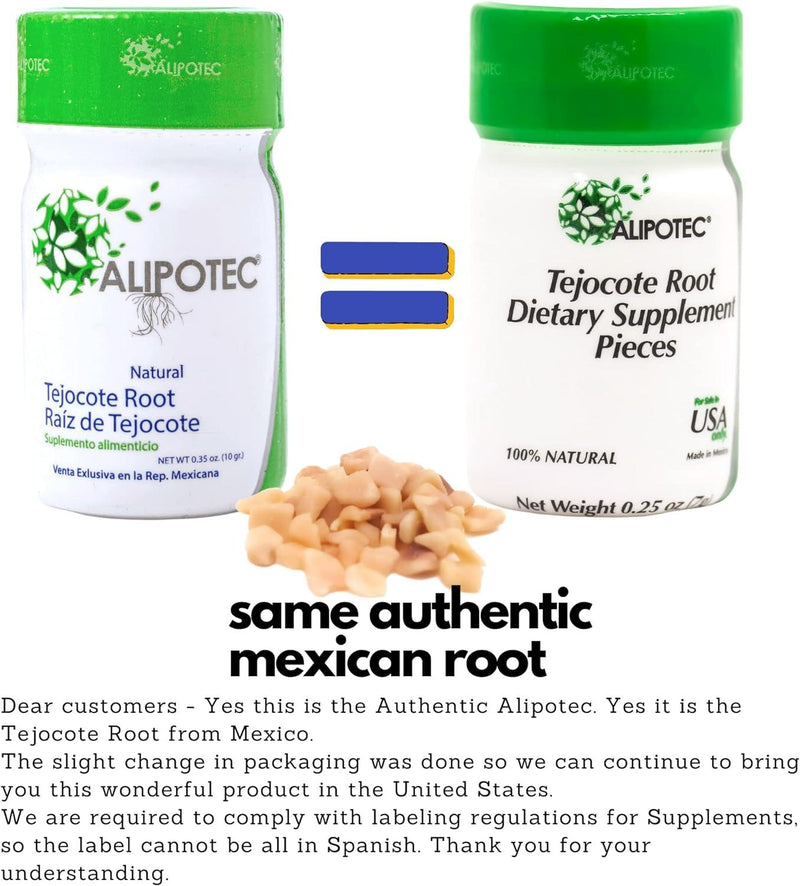 Alipotec Raiz de Tejocotes 3 Month Supply - 100% Authentic Mexican Version