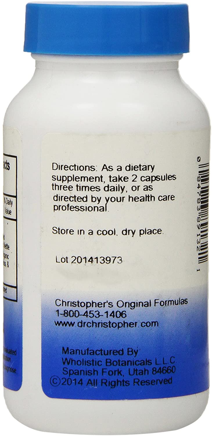 Dr. Christopher's Original Formulas Thyroid Maintenance Formula Capsules, 100 Count