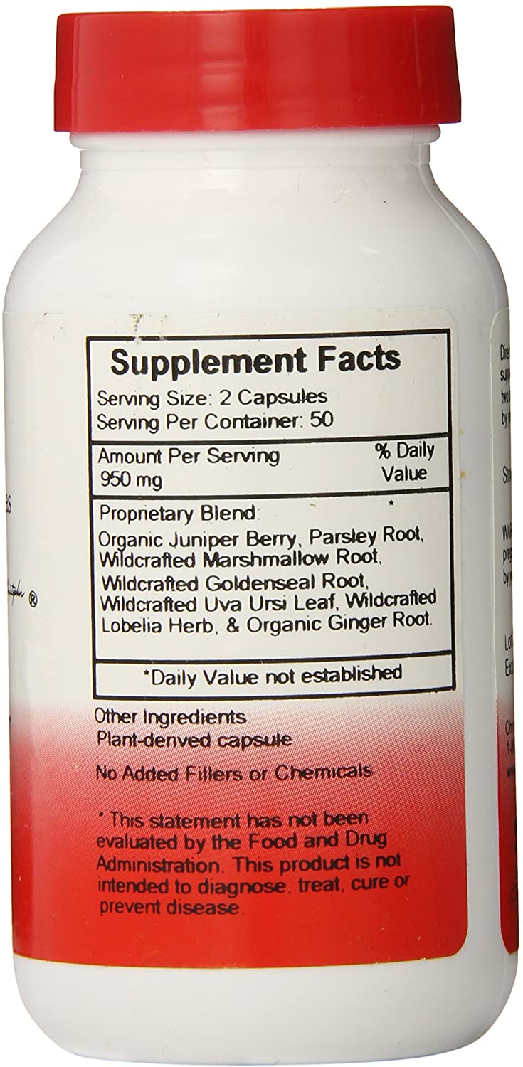 Dr. Christopher's Original Formulas Kidney Formula Capsules, 475 mg, 100 Count