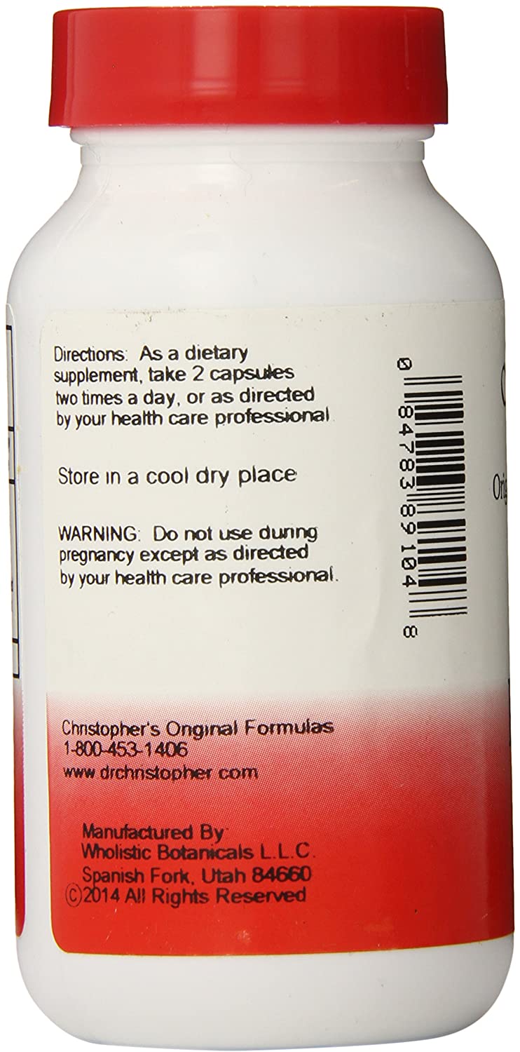 Dr. Christopher's Original Formulas Kidney Formula Capsules, 475 mg, 100 Count