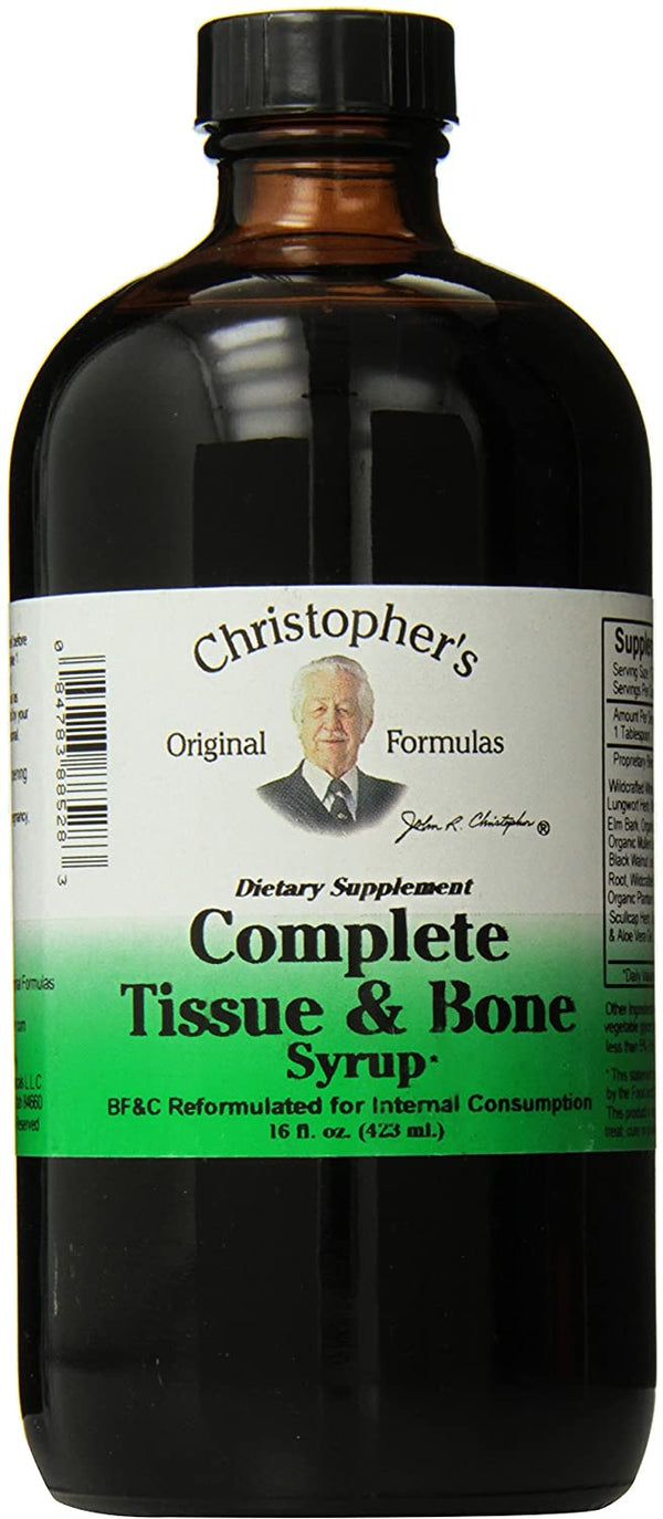 Dr Christopher's Formula Complete Tissue and Bone Syrup, 16 Ounce