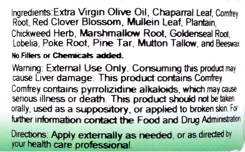 Dr. Christopher's Original Formulas Black Ointment - 2 oz